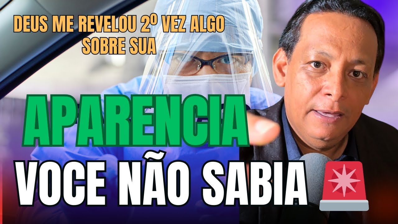 Deus me revelou algo 😱 SOBRE sua APARÊNCIA 2º vez !! Você não tá CIENTE da verdade 2026