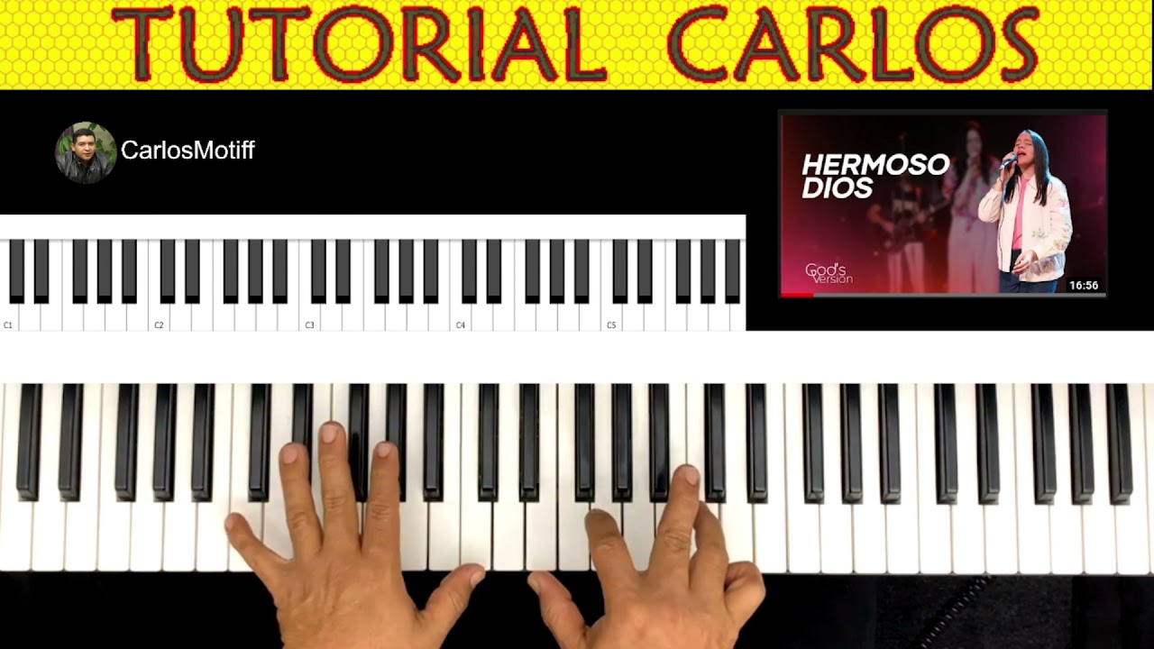 Hermoso Dios (Maverick City Español) Piano Tutorial Carlos