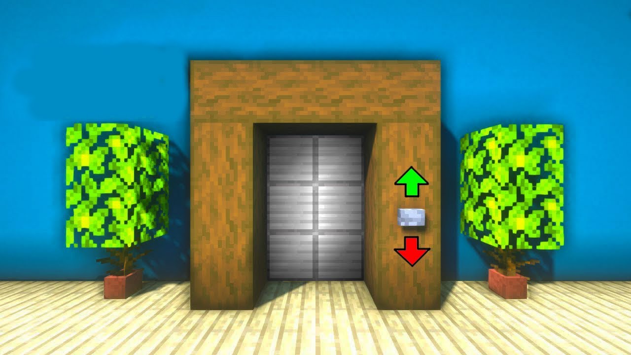 Minecraft Aufzug bauen einfach 1.21 - Minecraft Fahrstuhl bauen Tutorial 1.21