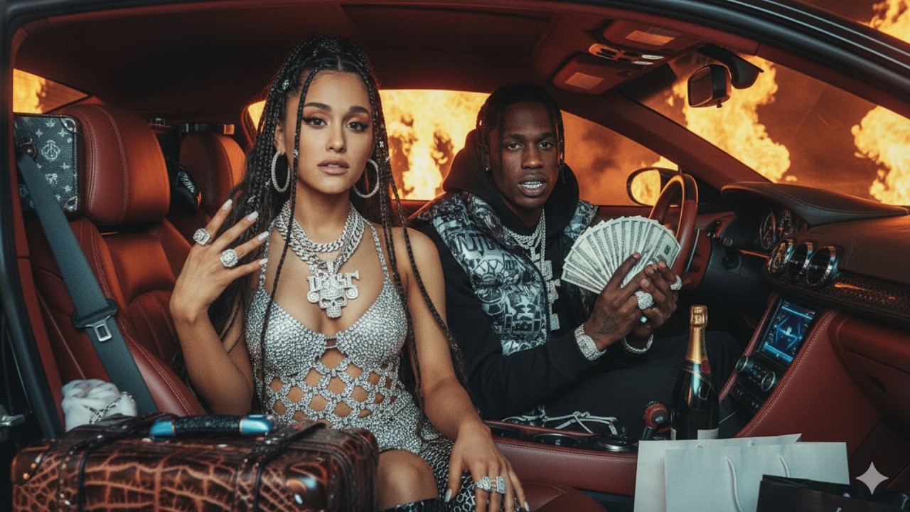 Travis Scott, Ariana Grande  - CRYSTAL ECHOES (ft. Post Malone) | (Official Lyrics Video) 2026