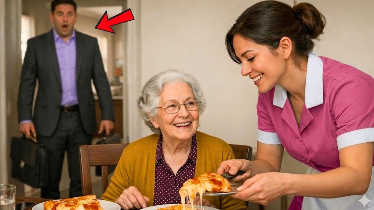 ملياردير تظاهر بالسفر — لكن ما رآه بين عاملة النظافة ووالدته تركه في صدمة.