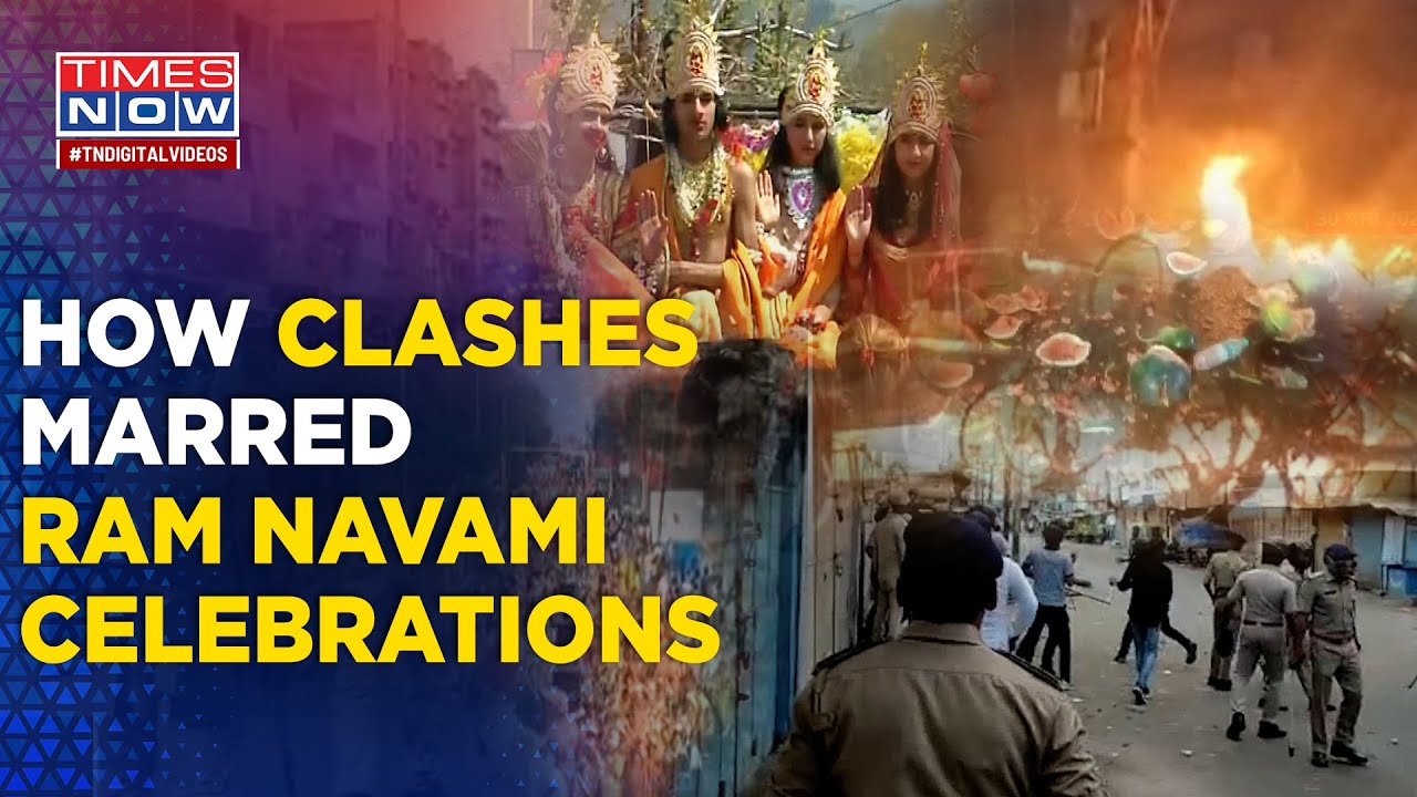 Violence At Ram Navami Processions In States: Vehicles Torched, Stones Pelted Dimming Celebrations