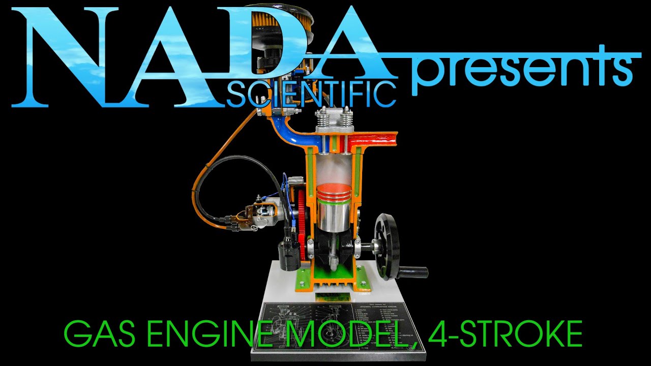 Gas Engine Model, 4-Stroke - NADA Scientific