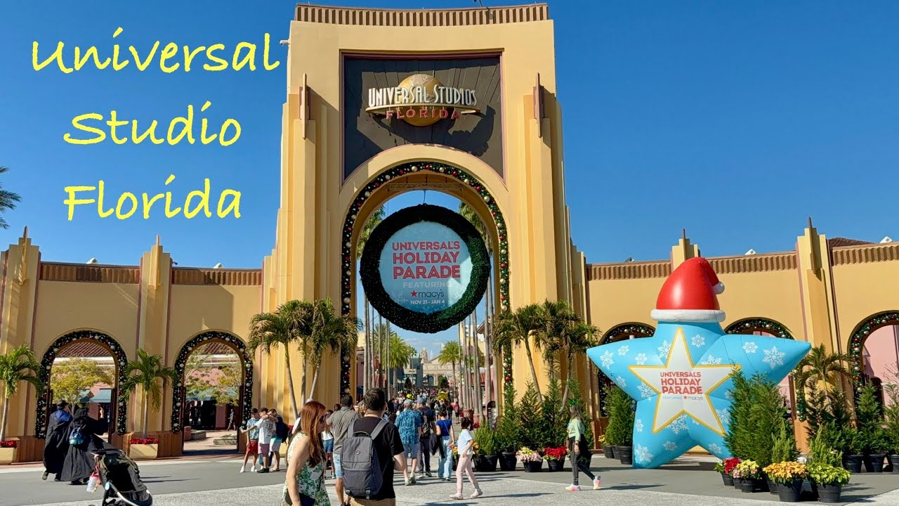 A Full Day Walking Tour of Universal Studio Florida Orlando in 4k!