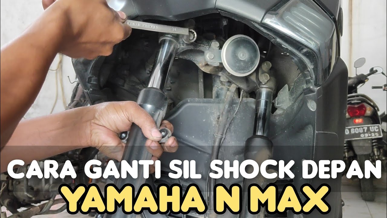 Cara mengganti sil shock depan Yamaha N max