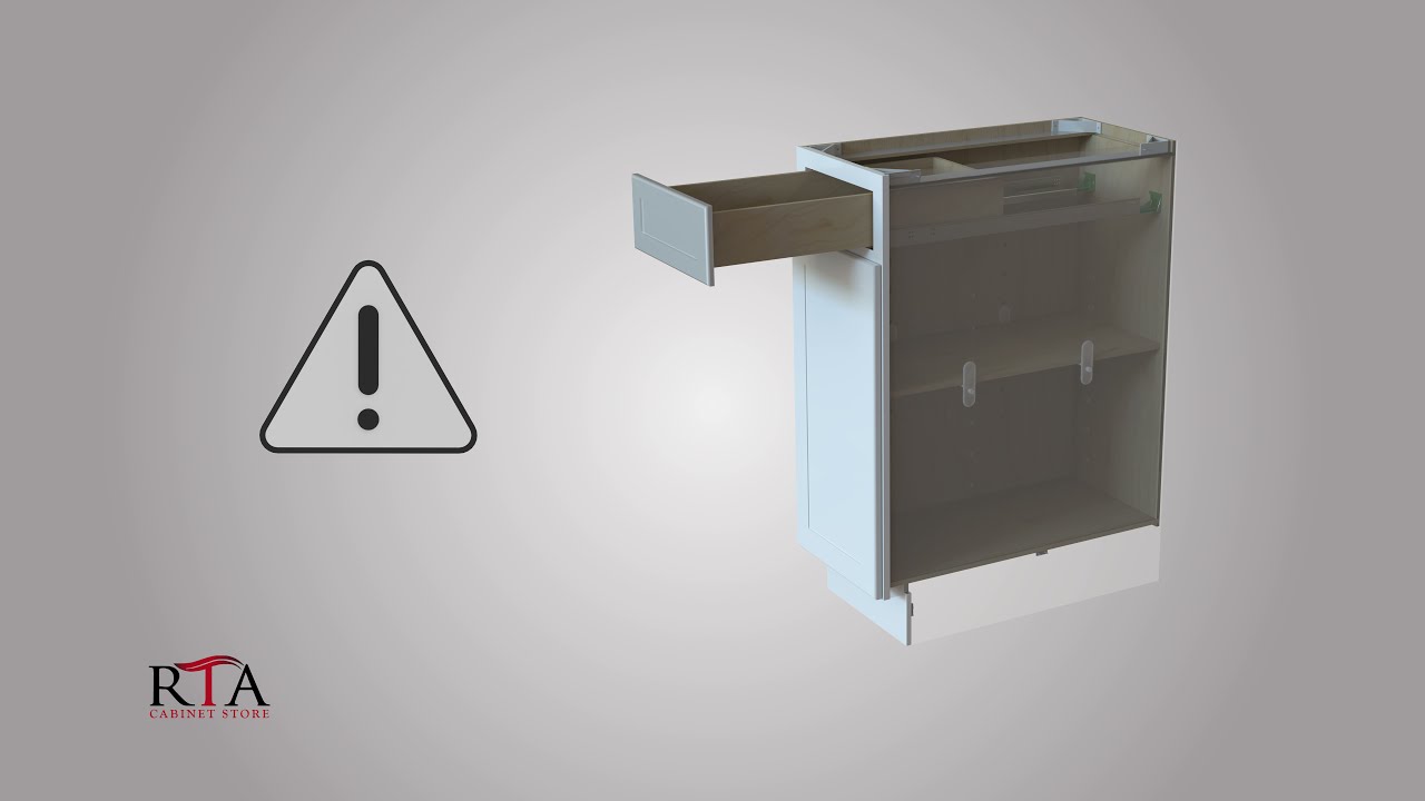 RTA Cabinet Store Base Cabinet Assembly Video
