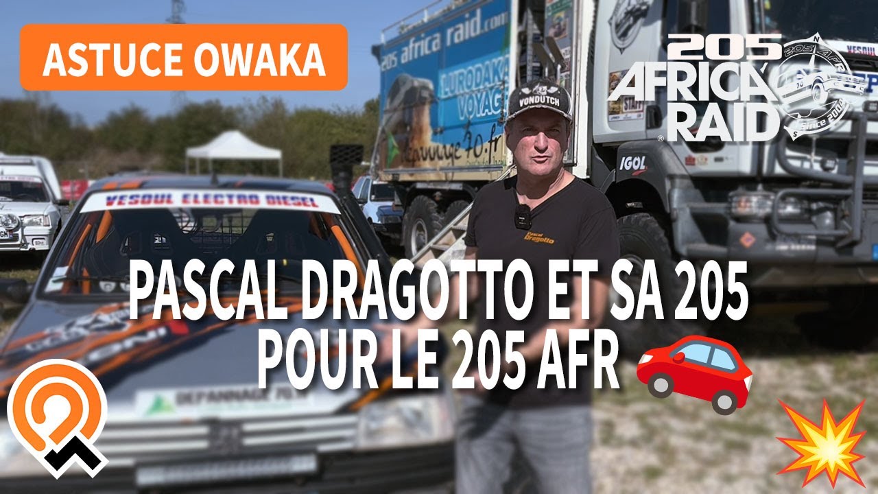 La Peugeot 205 de @PascalDRAGOTTO pour le 205 Africa Raid 2023 : sa prépa + un CRASH en bonus !!