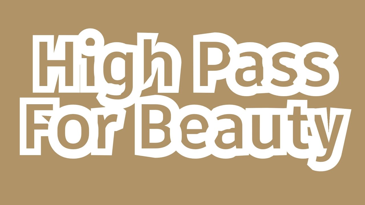 Autodesk Flame Quick Tip - Episode 11 - High Pass Filter For Beauty Work