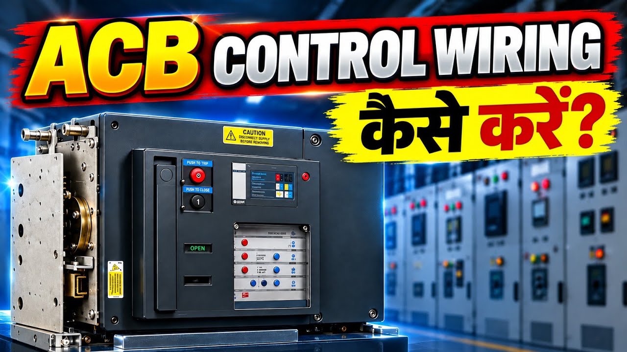 🔥 ACB Panel Control Wiring कैसे करें? Faults & Working Full Practical Explained @TechnicianTapan 
