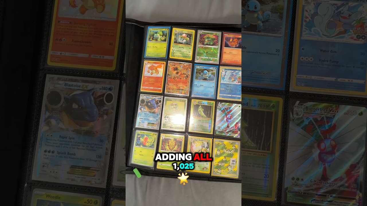 1025 Pok&eacute;mon and one Pok&eacute;dex Binder to Fit them all🔥🙌 #pokedex #pokemon #pokemoncards #pokemontcg