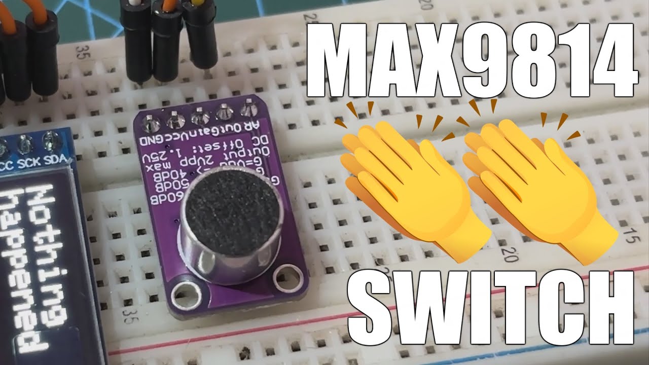 MAX9814 CLAP SWITCH with Raspberry Pi PICO 2