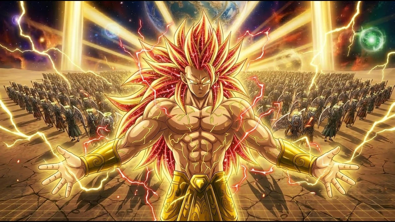 Goku in His New Form, Opens The Sealed Angels’ Gates, Igniting The War of Angels and Universes.
