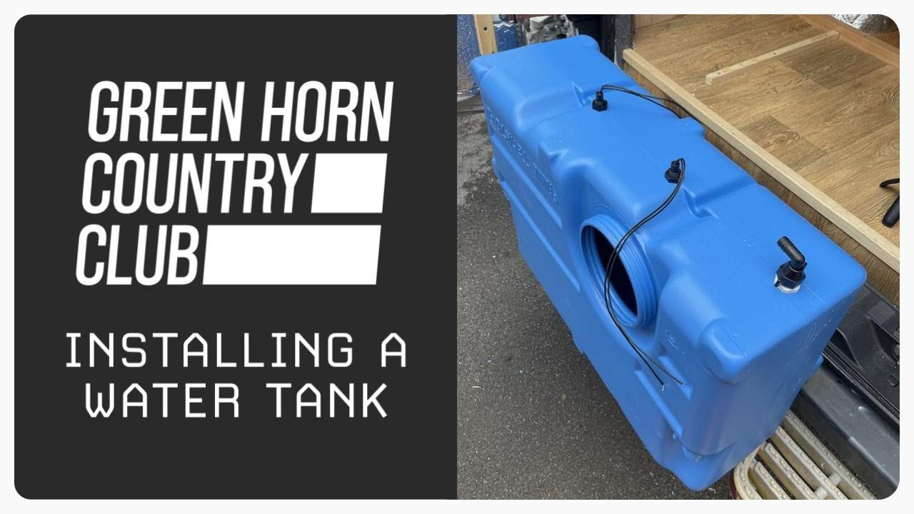 Installing a Fiamma Water Tank and Float Switches | Van Plumbing | DIY Sprinter Van Conversion UK