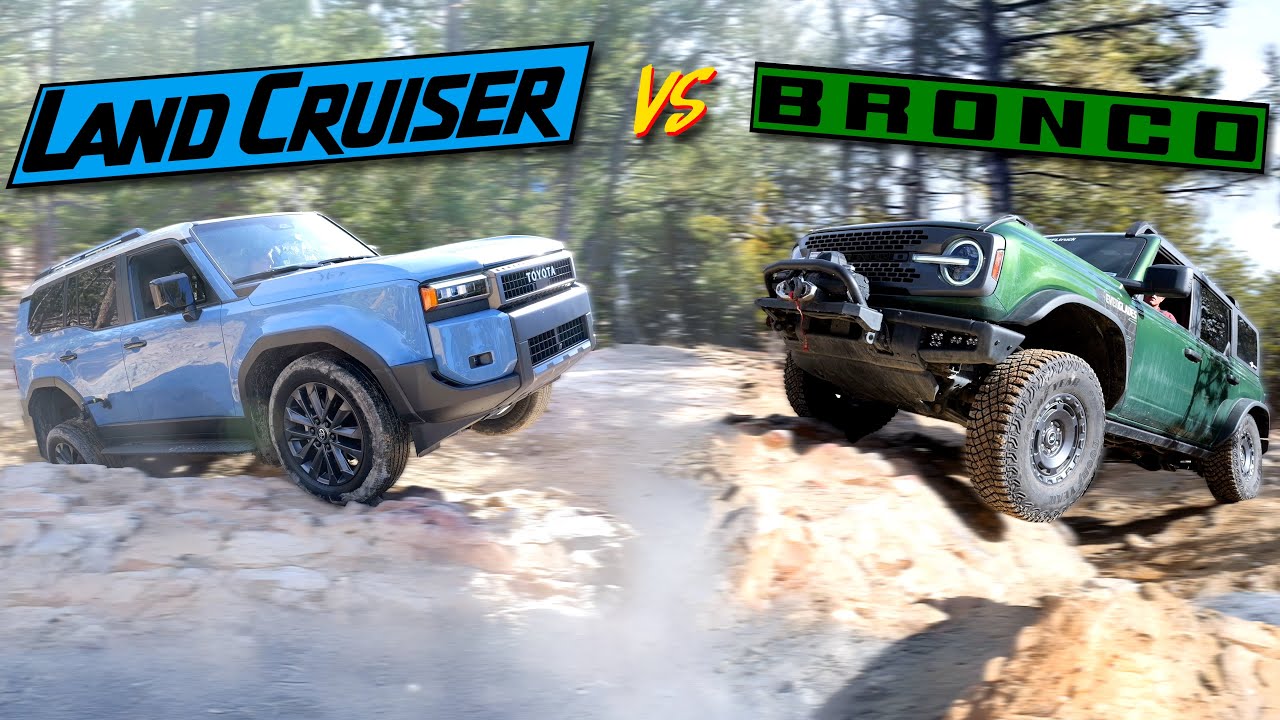 Ford Bronco vs Toyota Land Cruiser Showdown: Does The Bronco Beat The Land Cruiser Off-Road?