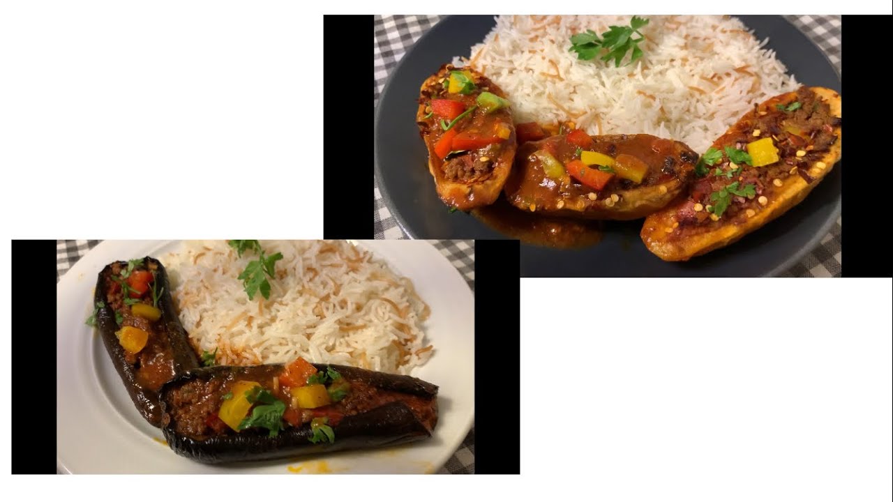 قوارب الباذنجان والبطاطس غداء او عشاء لذيذ واقتصادي 🥔🍆اكلة تركية