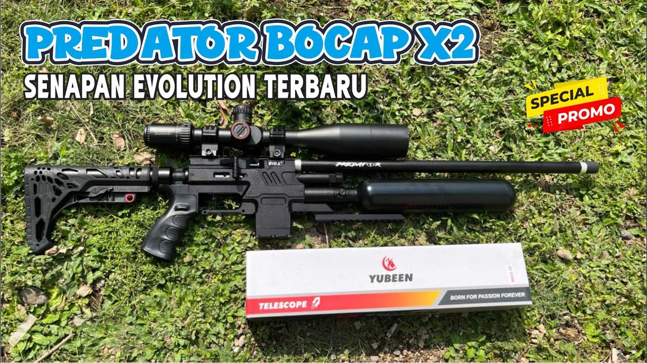 PROMO PCP PREDATOR TERBARU!! PCP BOCAP PREDATOR 500CC EVOLUTION X2 FULL CNC SENAPAN PCP TERBARU 2025