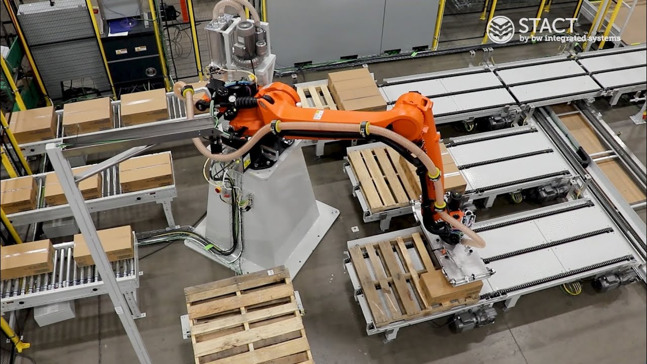 Stact Robotic Case Palletizer - RSC Cases of Cartons