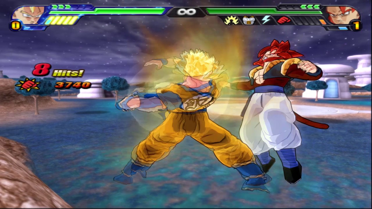 [TAS] Dragon Ball Z Budokai Tenkaichi 3: Last Mission - Future Gohan vs. SSJ4 Gogeta (No Damage)