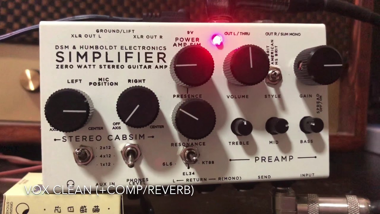 DSM & Humboldt Simplifier Sound Demo (+Comparison with Strymon Iridium)