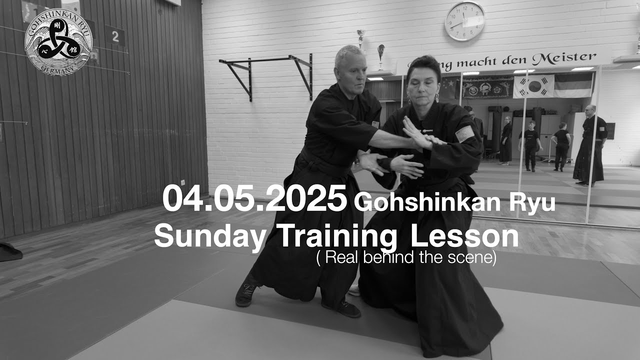 Inside view Sunday lesson 04  May 2025  Gohshinkan Ryu Dojo