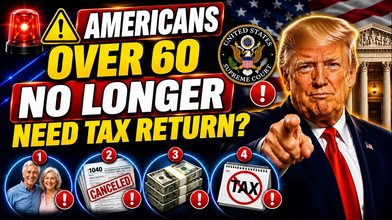 🎉 Great News for Americans Over 60! Is Filing an IRS Tax Return No Longer Required?