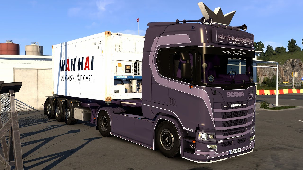 Scania Super 167S Carga-Reefer Container (12 t) Ets2 V1.53
