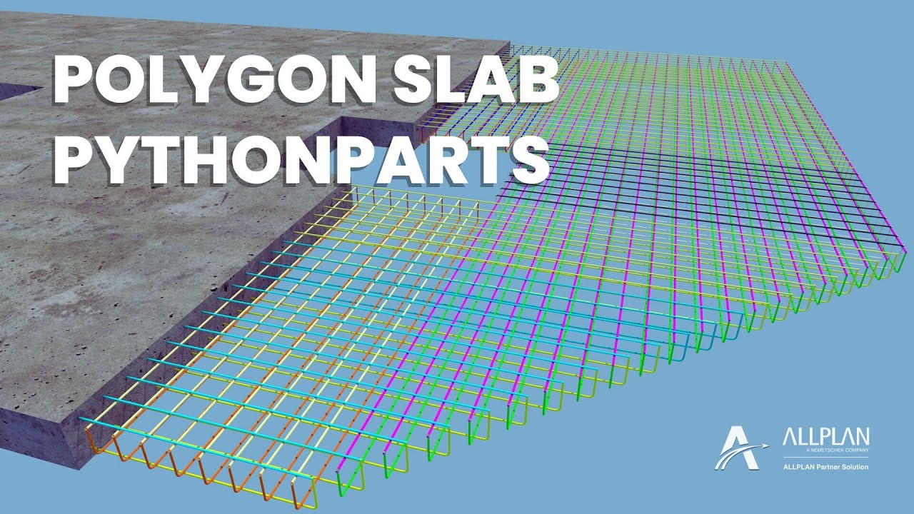 Automated Polygonal & Triangle Slab Reinforcement  in ALLPLAN |  ALLTO PythonParts
