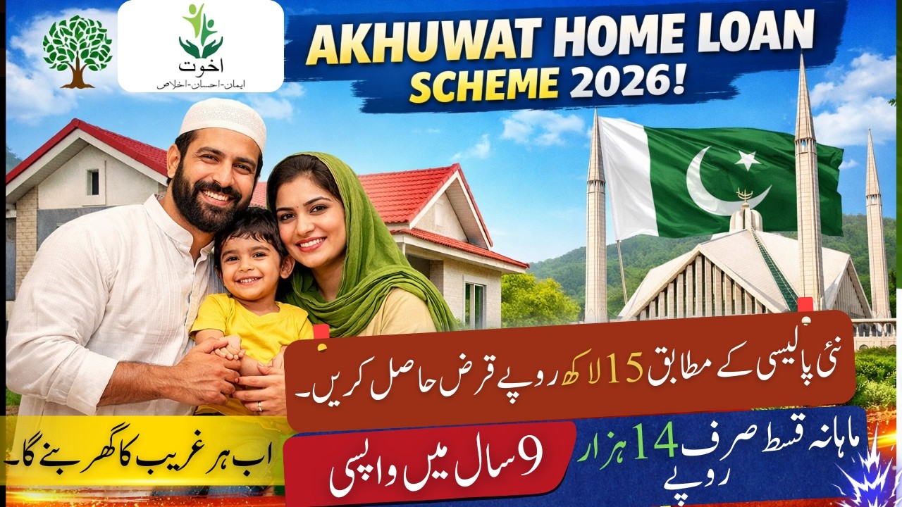 Akhuwat Home Loan Scheme 2026 in Pakistan | 15 Lakh Interest-Free Loan