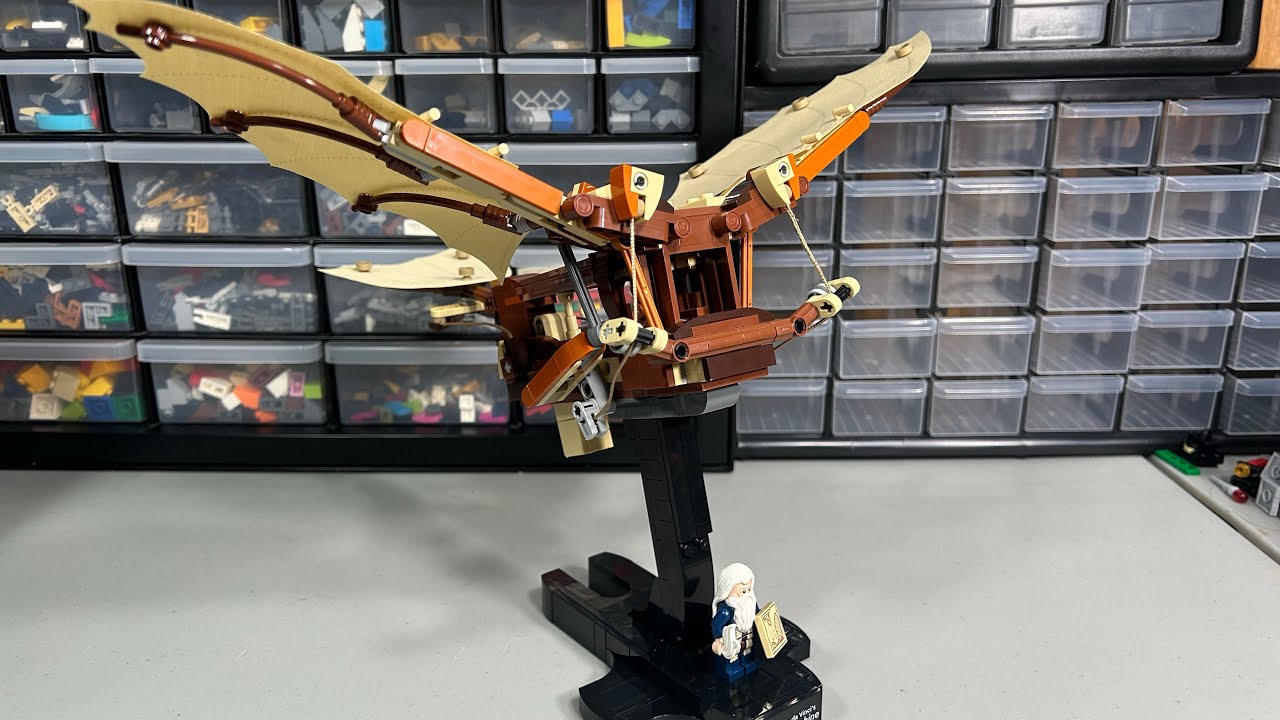 Lego Icons 10363 Leonardo Da Vinci’s Flying Machine (2025) Set Review 