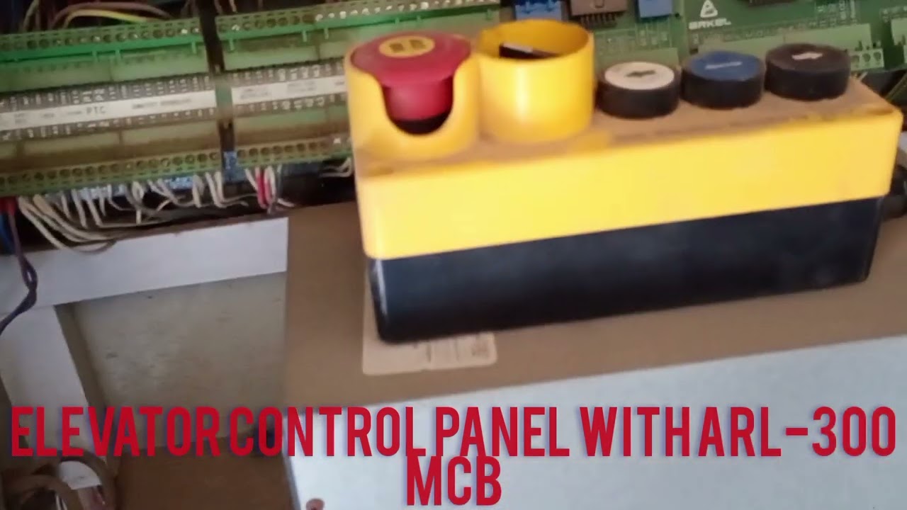 Elevator Control panel with ARL-300 MCB #elevator#lift#elevator control panel
