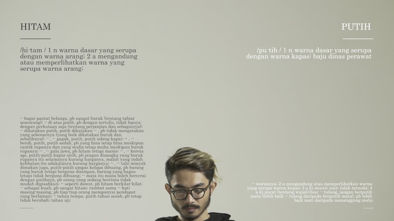 HITAM atau PUTIH? | pesan untuk penonton drama internet