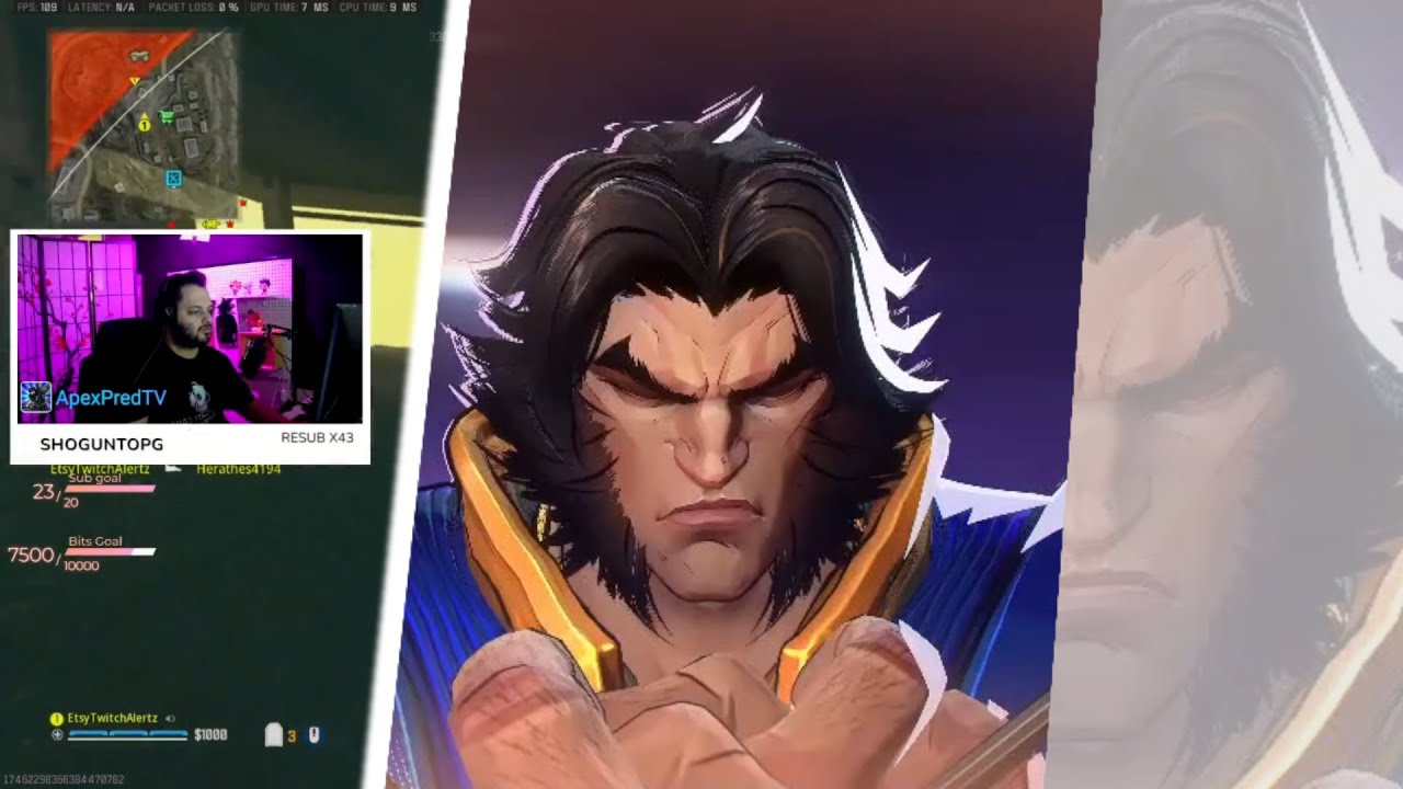 wolverine Marvel Rivals OBS Twitch stinger MUTED