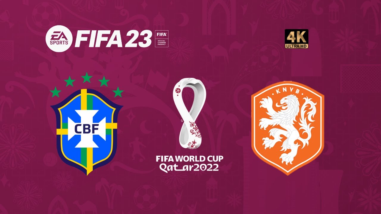 FIFA 23 Copa do Mundo Qatar 2022 | Final | Brasil x Holanda [4K] | Assistir