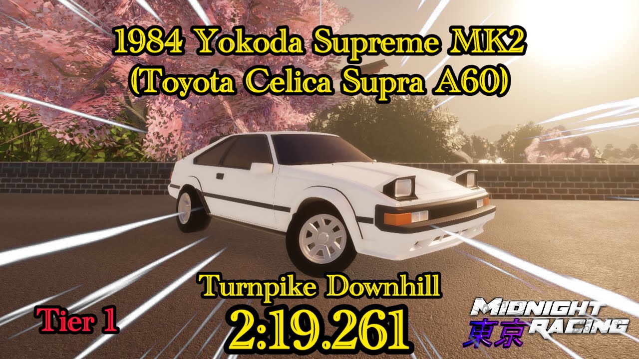 [2:19.262] Toyota Celica Supra (A60), Turnpike Downhill - Midnight Racing: Tokyo