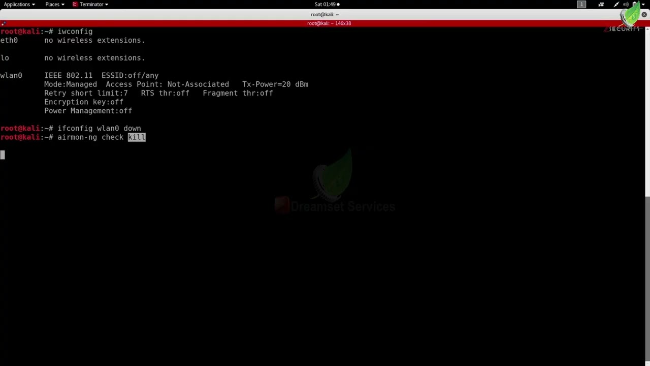 Linux Hacking: enable Monitor Mode in Kali Linux with Airmon-ng