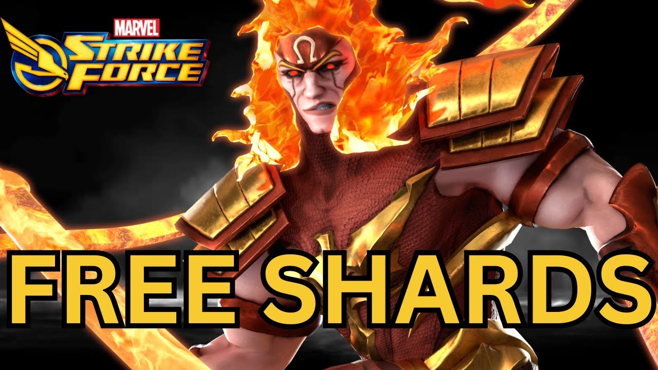 Красные звезды Phoenix Force бесплатно | Добавлены красные алмазы Омега | Marvel Strike Force | MSF