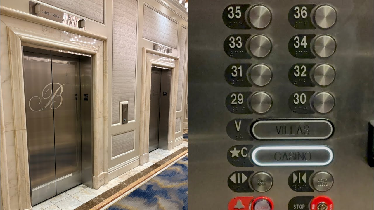 Modded Dover High-Rise Elevators @ Bellagio - Las Vegas, NV.