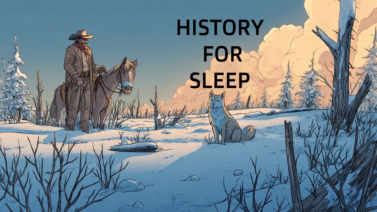 History For Sleep: How Cowboys SURVIVED the cold in the Wild West (Cowboy Accent)
