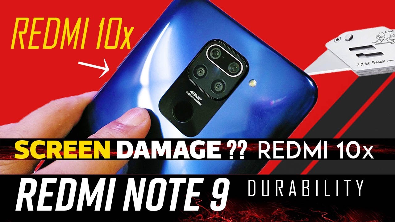 Getting Killed again! REDMI NOTE 9 Durability Test | BEND DROP FAIL WATERPROOF SCRATCH TEST