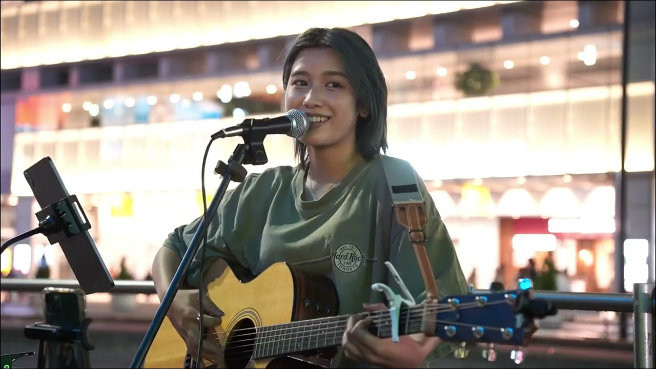 18歳シンガーソングライター  Leina (宮城麗菜)  新宿路上ライブ  2023.9.20