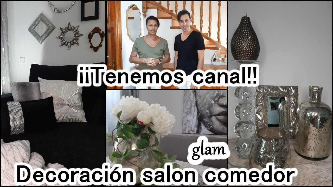 DECORACIÓN de mi SALÓN COMEDOR GLAM / YA TENEMOS CANAL / ORJO'S HOME