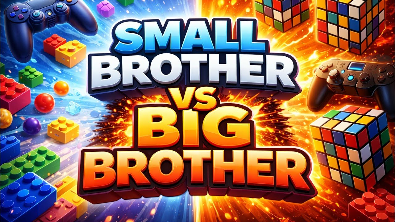 Big brother vs small brother Rubik's Cube challenge