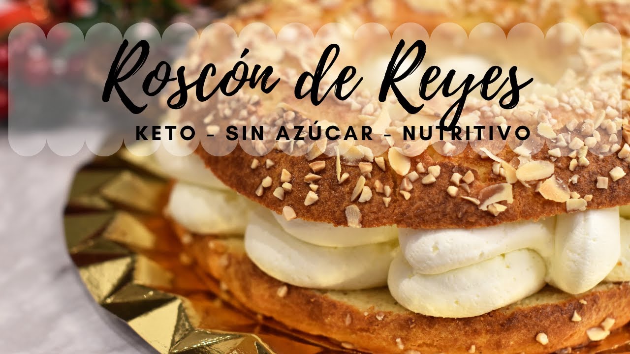 ROSCÓN DE REYES KETO | SIN AZÚCAR | SALUDABLE Y NUTRITIVO