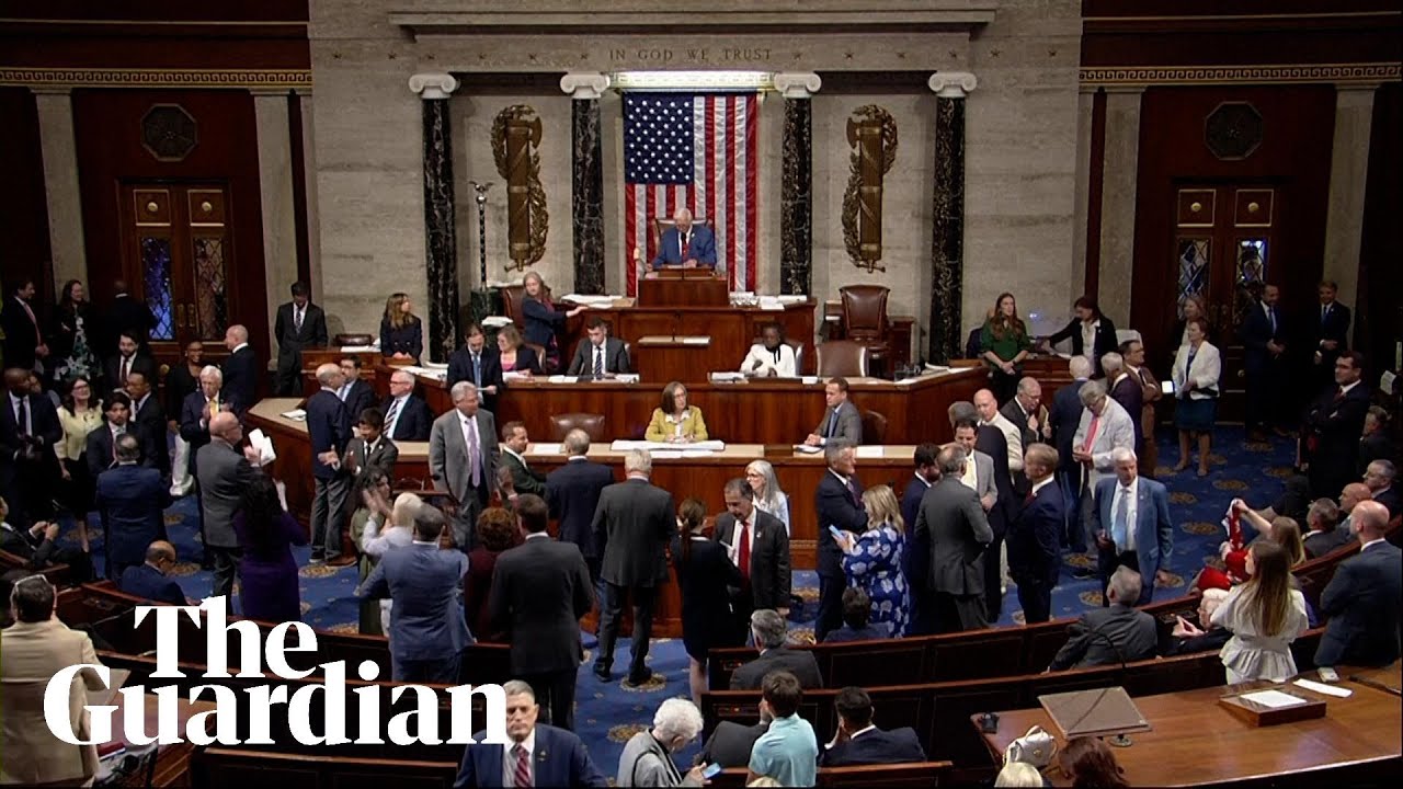 Cheers as US House passes resolution on Trump's Iran war powers