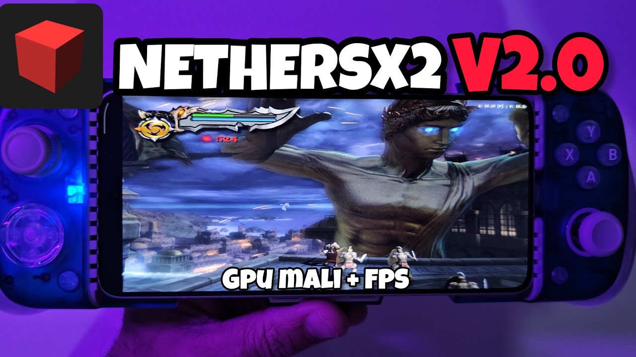 SAIU NOVA ATUALIZA&Ccedil;&Atilde;O NETHERSX2 (AETHERSX2 ) EMULADOR DE PS2 PRA ANDROID TESTE GPU MALI E ADRENO