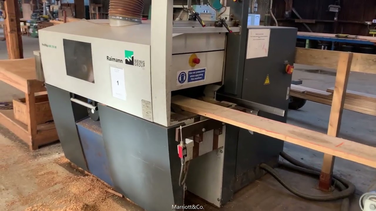 Lot 1 - A 2007 Weinig Raimann ProfiRip KM 310 M multi-rip saw no. 07147
