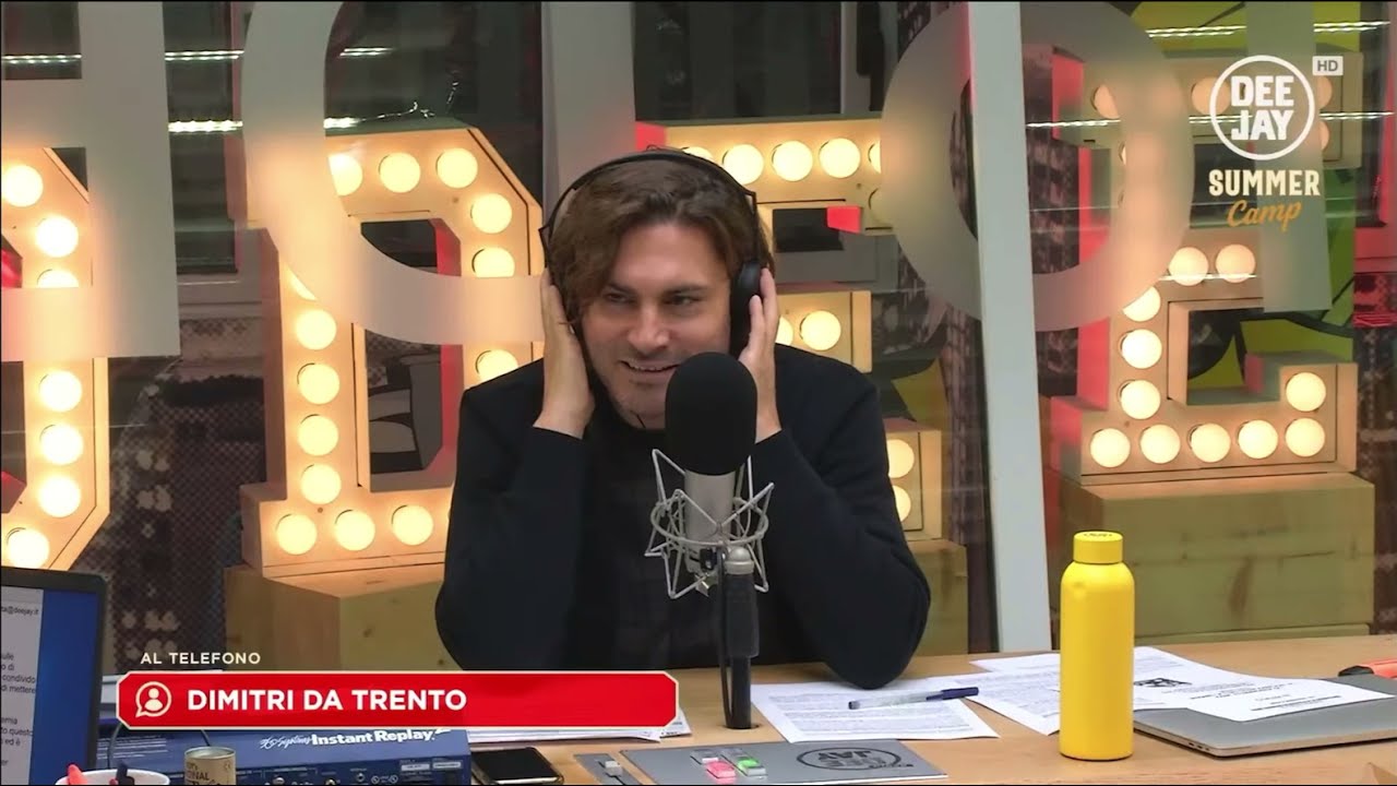 Vive in un van sulle Dolomiti, intervista a Dimparu su radio Deejay