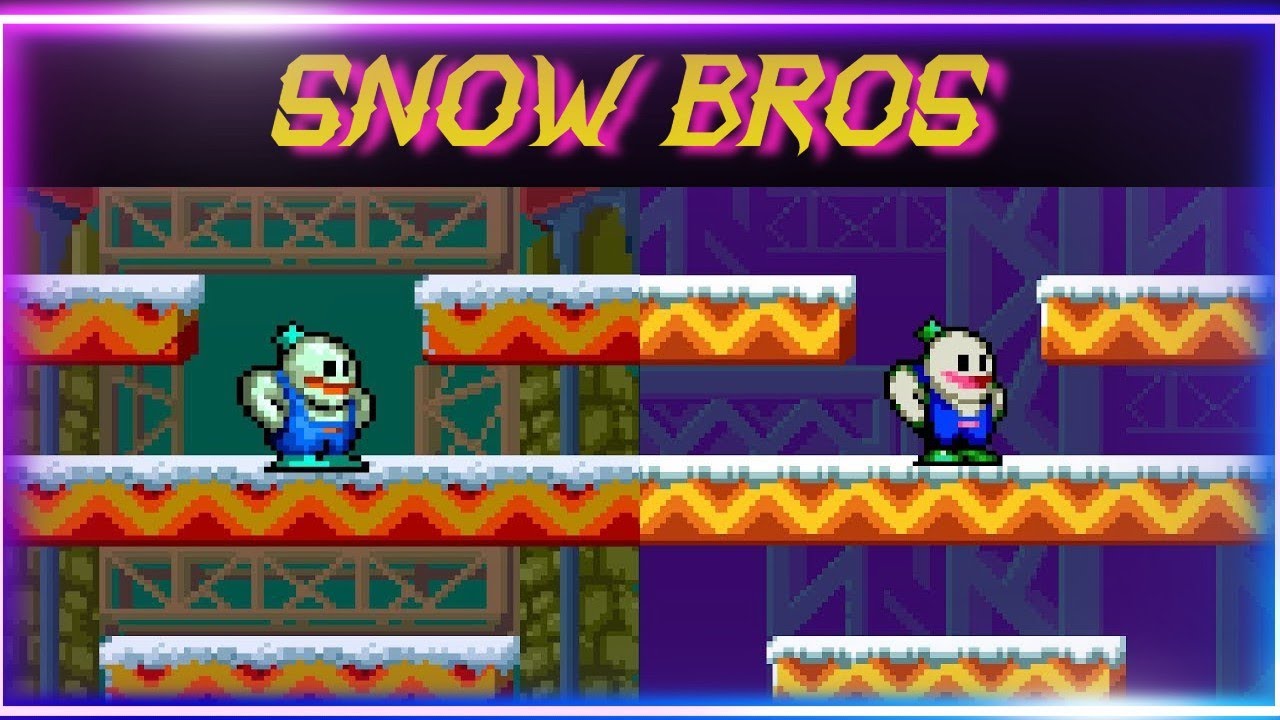 Snow Bros Arcade Retro Gaming Toaplan 1986