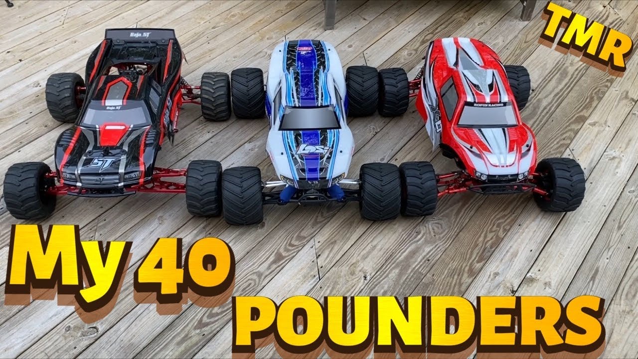 Rovan XLT Losi MTXL And Rovan Max 5T Size And Weight Comparison!