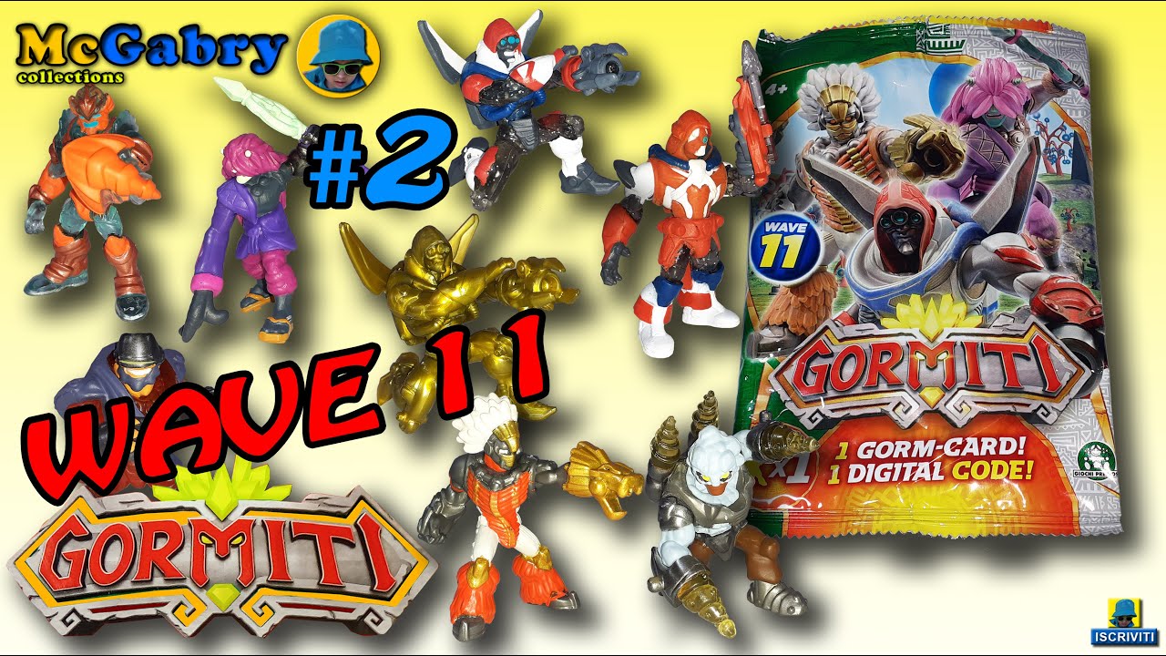GORMITI ALFA WAVE 11-UNBOXING EDICOLA GIOCHI PREZIOSI-PARTE 2